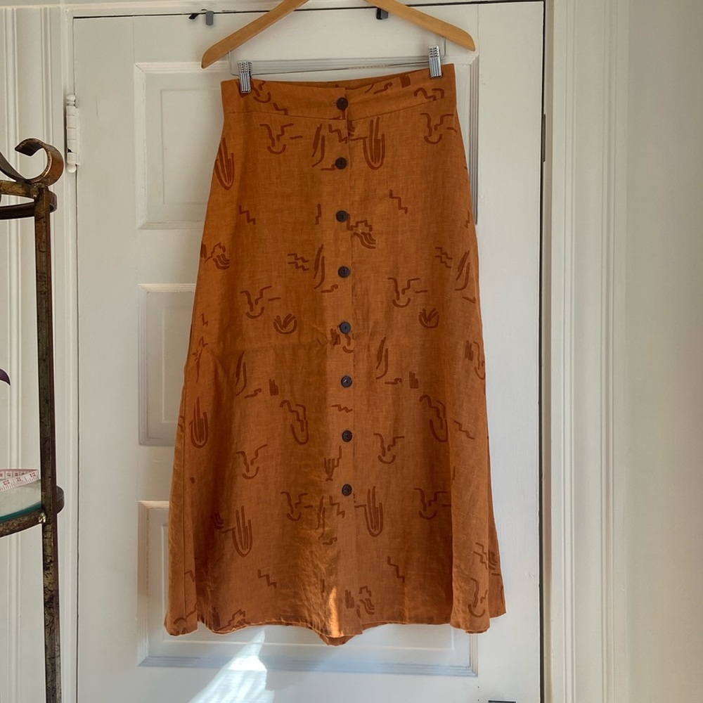 Bel Kazan Linen Skirt